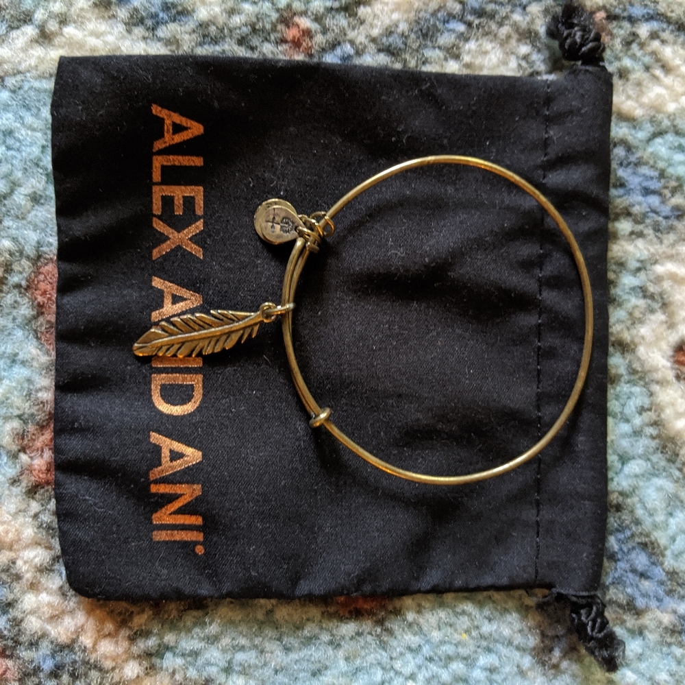 Alex and Ani Feather Bracelet